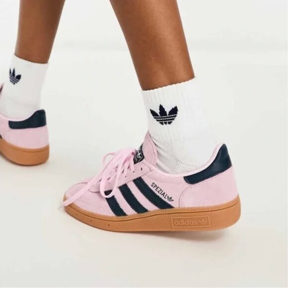 Adidas Hanball Spezial W Clear Pink / Arctic Night / Gum- NEW - Picture 4 of 9